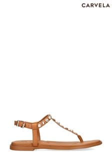 Carvela Natural Precious T-bar Sandals (N45735) | 715 د.إ