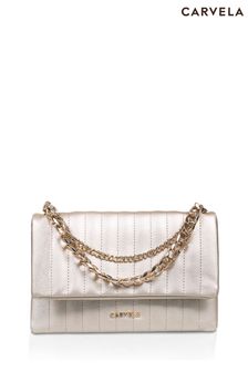 Carvela Gold Rebel Clutch Bag (N45750) | $204