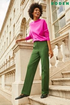 Boden Green Hampshire Ponte Trousers (N45768) | €50