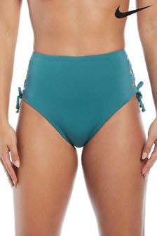 Zielony - Nike Swim Green Lace Up Bikini (N45882) | 250 zł