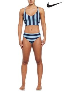 Nike Swim Blue Statement Stripe Bikini (N45890) | kr770