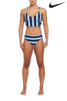 Nike Swim Blue Statement Stripe Bikini