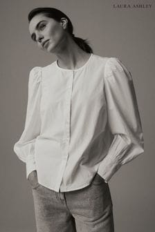 Белый - Laura Ashley рубашка с рукавами-буфами (N46130) | €52
