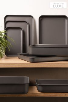 Luxe Grey 42cm Hard Anodised Deep Oven Tray