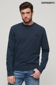 Blau - Superdry Sweatshirt mit Vintage-Waschung (N46360) | 83 €