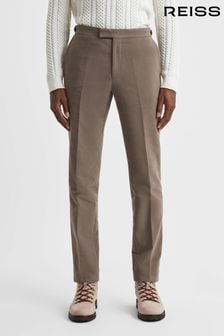 Reiss Mushroom Wall Slim Fit Moleskin Adjuster Trousers (N46555) | $315