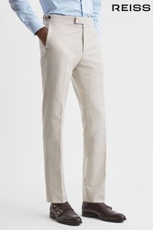 Reiss Stone Grove Slim Fit Moleskin Adjuster Trousers (N46556) | OMR126