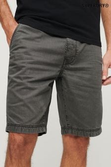 Superdry Grey Vintage International Shorts (N46670) | $77