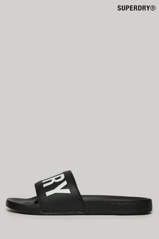 حذاء مفتوح لحمام السباحة من جلد صناعي نباتي، من Superdry (N46812) | 159 ر.س