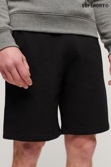 Negru - Pantaloni scurți cu logo Superdry Essential Jerseu (N46816) | 267 LEI