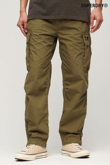 Superdry Green Baggy Parachute Trousers (N46821) | SGD 126