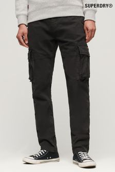 Superdry Black Core Cargo Trousers (N46825) | SGD 126