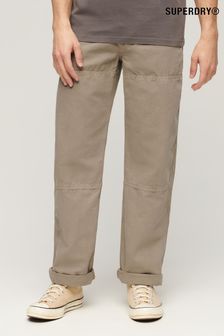 Superdry Brown Carpenter Trousers (N46828) | SGD 126