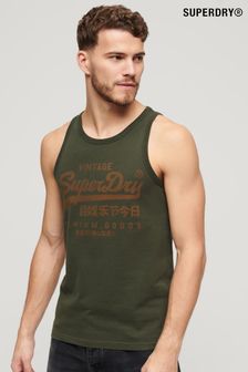 Superdry Green Classic Heritage Vest (N46833) | OMR13