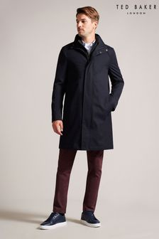 Bleu - Manteau Ted Baker Erolson en nylon à col cheminée (N46899) | €264