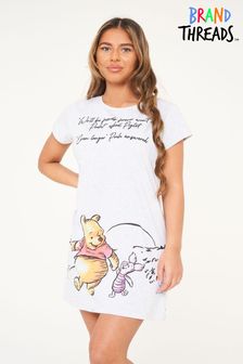 Brand Threads Disney Winnie The Pooh Cotton Nightdress Sizes XS-XL