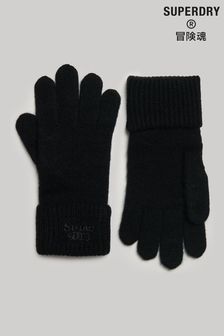 Superdry Black Ribbed Knitted Gloves (N47321) | 31 €