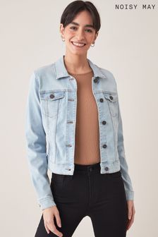 NOISY MAY Blue Fitted Denim Jacket (N47946) | €37