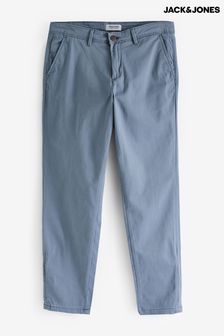 JACK & JONES Blue Slim Fit Chino Trousers (N48011) | KRW68,300