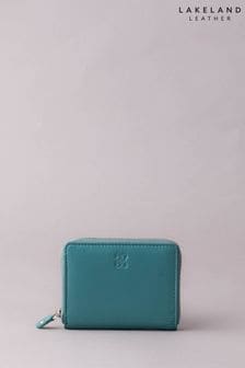 Светло-зеленый - Большой кожаный кошелек на молнии Lakeland Leather (N48227) | €34