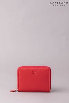 أحمر كروم - محفظة كبير جلد بسحاب من Lakeland Leather (N48231) | 159 ر.س