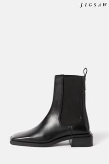 Jigsaw Kent Leather Black Boots (N48272) | €121