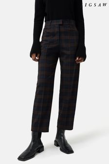 Jigsaw Nevis Check Trousers (N48296) | €89