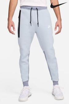 Jasnoniebieski - Spodnie do biegania z polaru Nike Tech (N48317) | 570 zł