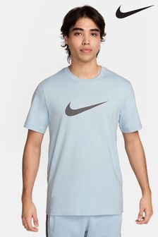 Albastru - Tricou sport din fleece cu blocuri de culoare Nike (N48569) | 167 LEI