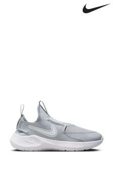 Szary/biały - Buty sportowe dla dzieci Nike Youth Flex Runner 3 (N48588) | 240 zł