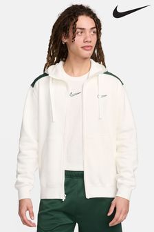 Nike White Sportswear Colour Block Pullover Hoodie (N48591) | kr844