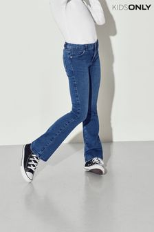 ONLY KIDS Flare Leg Jeans With Adjustable Waist (N48751) | $44