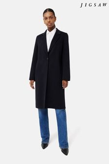 Jigsaw Blue Double Faced Coat (N48991) | $512