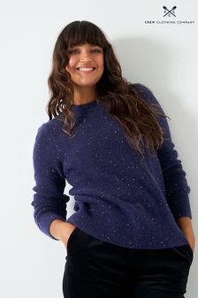 Crew Clothing Company Dark Blue Textured Jumper (N49199) | €37