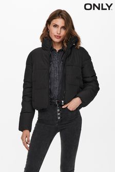 ONLY Black Short Padded Jacket (N49302) | €50