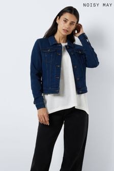 Темно-синий - Приталенная джинсовая куртка Noisy May (N49310) | €34