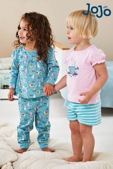Jojo Maman Bébé 2er Pack Jersey-Pyjamas mit Hasenprint (N49419) | 47 €