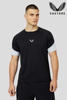 Castore Black Mesh Mix Short Sleeve T-Shirt (N49548) | €53
