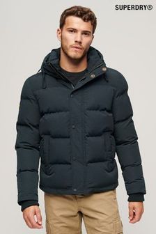 Синий - Superdry дутая куртка с капюшоном Everest (N49624) | €182
