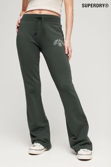 Superdry Green Athletic Essential Jersey Flare Joggers (N49665) | 223 QAR