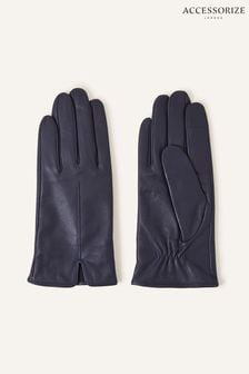 Accessorize Touch Screen Leather Gloves (N50631) | €29