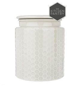 Kitchen Pantry Grey Set of 2 Storage Canisters Small and Large (N51077) | ₪ 140