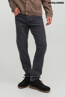 JACK & JONES Grey Mike Regular Tapered Jeans (N51108) | €55