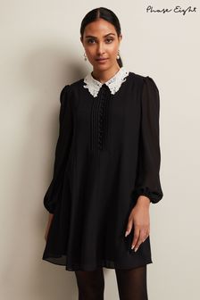 Phase Eight Petite Trudie Swing Black Mini Dress (N51125) | 127 €