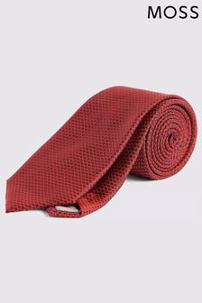 MOSS Olive Textured Tie (N51189) | €25