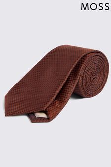 MOSS Red Textured Tie (N51193) | $36