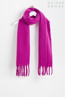 Пурпурный шарф с начесом Oliver Bonas (N51604) | €44