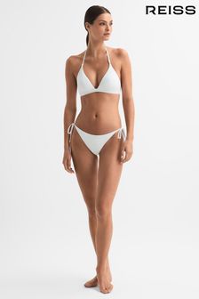 Reiss White Ripley Side Tie Bikini Bottoms (N51668) | €65