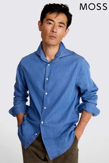 MOSS Blue Denim Shirt (N51722) | AED277