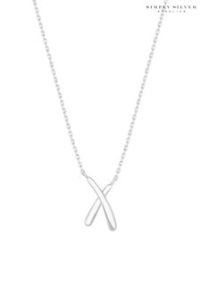 Simply Silver Sterling Silver Tone 925 Kiss Pendant Necklace (N51847) | €14.50